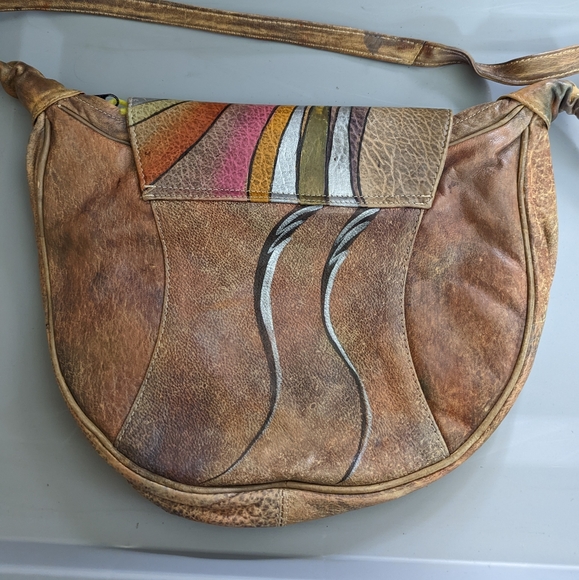 Botany Hand painted Leather Purse - Picture 7 of 7